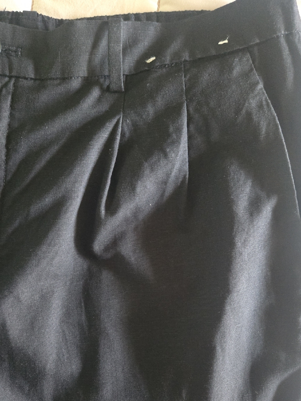 Uniqlo Black Linen Blend Pants - Picture 5 of 7